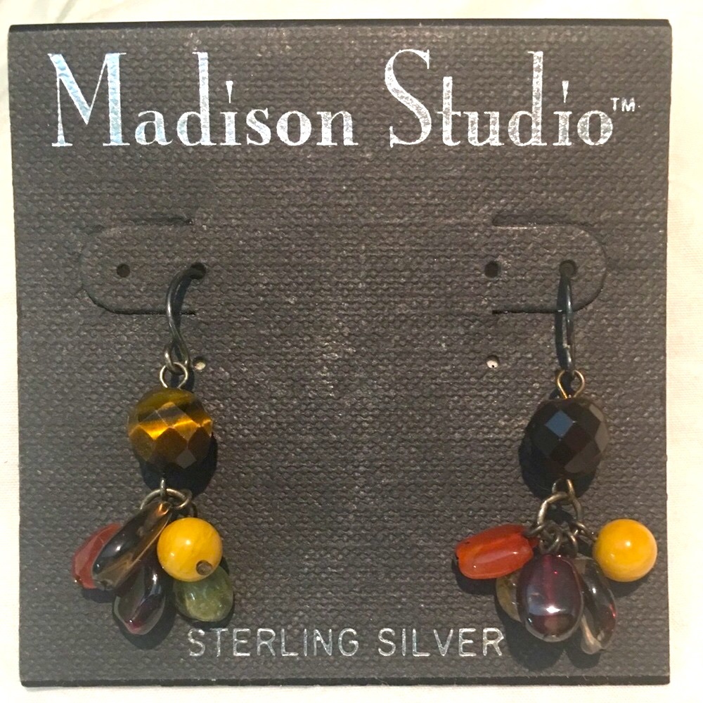 ☀️Sterling Silver Gunmetal Fish Hook Bead SALE